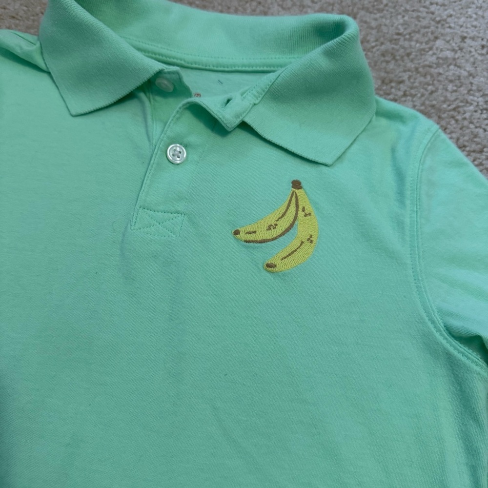 3/$25 Cat & Jack Banana Polo - Picture 3 of 4